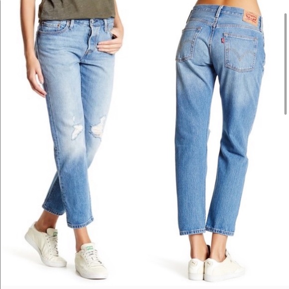 levis high waisted boyfriend jeans